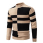 New Autumn and Winter Casual Warm Neck Sweater Knit Pullover Tops  Man Clothes