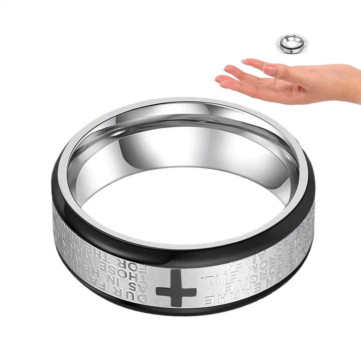 1pcs Cool Metal Floating Ring Magic Trick Toy Easy Operating Levitation Magic Props Classic Street Stage Performance Toys Funny