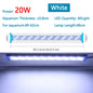 Extensible Waterproof Clip on Lamp For Fish Tank Super Slim Fish Tank Aquatic Plant Grow Aquarium LED Light 18-58cm 220V