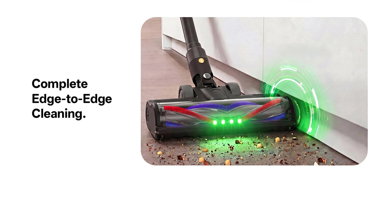 COTIAR Cordless Vacuum Cleaner V30 PRO 800W Powerful 75kPa Suction 95 Mins Runtime Handheld Home Appliance Portable Removable Battery