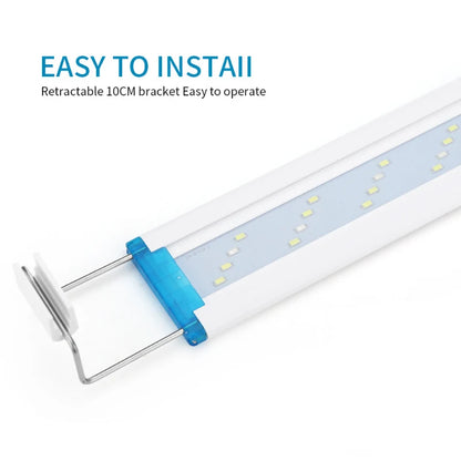 Extensible Waterproof Clip on Lamp For Fish Tank Super Slim Fish Tank Aquatic Plant Grow Aquarium LED Light 18-58cm 220V