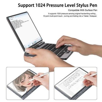 CRELANDER P8 8 Inch Mini Laptop Touchscreen Rotating 360 Degree Intel Alder N150 12GB WiFi6 Notebook Tablet PC Protable Laptops