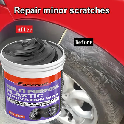 All-In-One Plastic Polishing Paste for Car Interior Refinement,Scratch Repair Wax for Dashboard& Sofa Seats,Quick Shine Solution