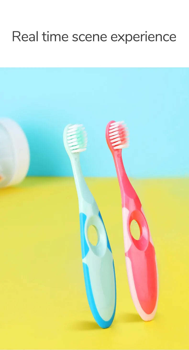 Children's Soft Bristle Toothbrush, Bucket Pack of 8 Pieces, 2-12 Year Old Baby Toothbrush, Change Period Toothbrush for Kids