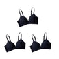 3Pcs/Set Seamless Bras For Women Non-wire Push-Up Bra Glossy Deep V Underwear Fixed 3/4 Cup Comfort Daily Wear Lingerie S-XXL