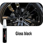 Automotive Wheel Touch-Up Pen Paint Repair Pen Gloss Black Matte Black Silver Grey Automotive Paint Care Accessories