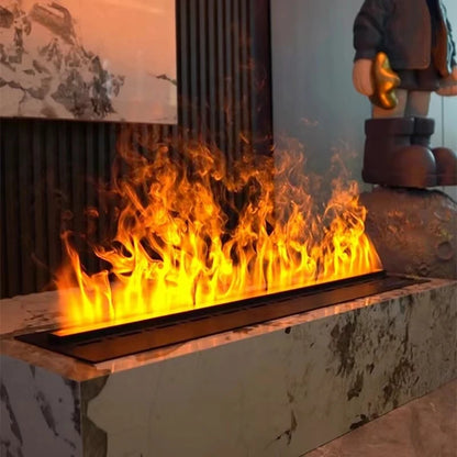 Intelligent Water Replenishment Multi-Color Atomization Fireplace Designer Luxury Home Decoration 3D Atomization Fireplace