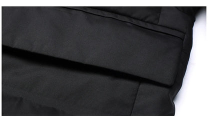 Winter New Style 90 White Duck Down Men's High-End Quality Scarf Collar Casual Suit Jacket