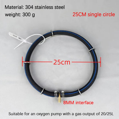 1Pcs 304 Stainless Steel Koi Fish Pond Oxygenation Aquarium Supplies Nano Aeration Disc Fish Pond Seafood Pond Oxygen Plate