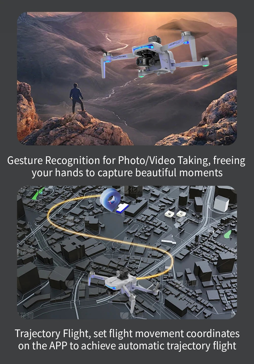 X40 PRO GPS Drone Profesional 8K HD Camera 3-axis Gimbal Aerial Brushless Motors 360° Obstacle Avoidance 5G FPV Security Drones