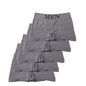 5 Pcs Thin Style Men's High Elastic Plain Color Comfortable Boxer Briefs Panties Breathable Pantyhose