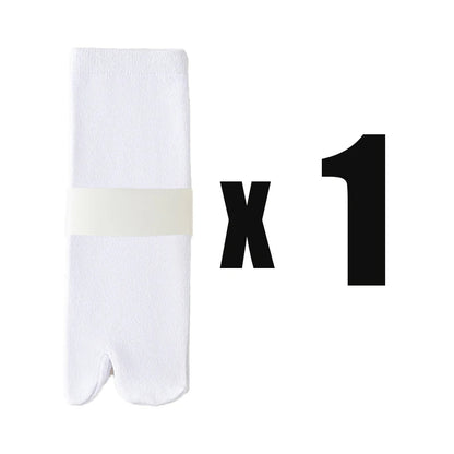 3pairs Unisex Split-Toe Socks Women'S Comfortable Sweat-Absorbent Breathable Two-Toe Sock Easy Solid Color Men'S Boat Sox