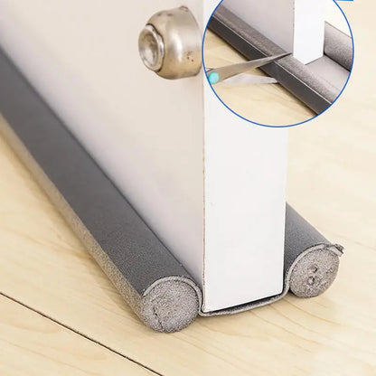 New 2/1PC Windproof Seal Strips Draught Excluder Stopper Door Bottom Guard Double Protector Doorstop Blocker Sealer Soundproof