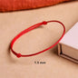 Handmade Red Lucky Knot Bracelet Rope Lucky Bangle Women Lovers' DIY Best Friends Lucky Bracelet Size Adjust Drop Shipping