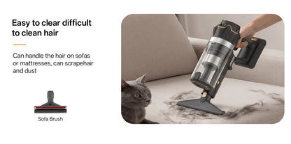 COTIAR Cordless Vacuum Cleaner V30 PRO 800W Powerful 75kPa Suction 95 Mins Runtime Handheld Home Appliance Portable Removable Battery