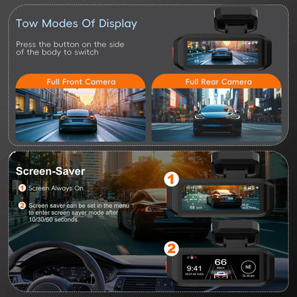 4K 3840*2160P Dash Cam WiFi GPS ADAS Front 4K Rear 2.5K DVR Video Recorder 24H Night Vision Dashcam Car Camera For Car Black Box