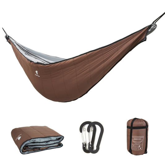 Portable Hammock Underquilt Winter Cold Weather Warm Under Quilt for Outdoor Camping Hiking Traveling Supplies