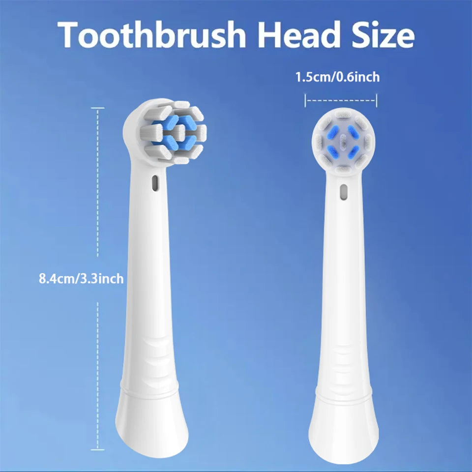 Toothbrush Replacement Heads Compatible with Oral B iO 10 9 8 7 6 5 4 3 Series Electric Toothbrush, 4 Pack Brush Heads