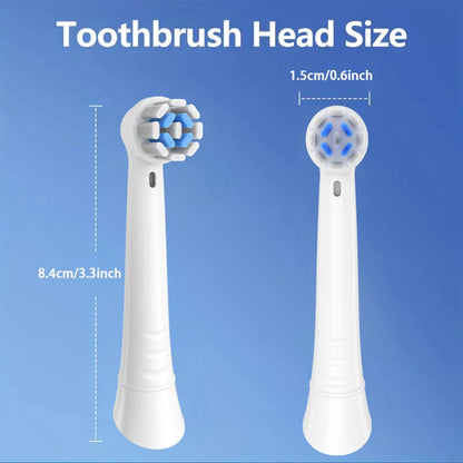 Toothbrush Replacement Heads Compatible with Oral B iO 10 9 8 7 6 5 4 3 Series Electric Toothbrush, 4 Pack Brush Heads