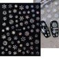 Winter Christmas Atmosphere Nail Stickers Snowman Snowflake Wapiti Self-adhesive High Quality Cute Nail Stickers Nail Art Deco