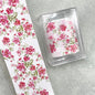 1Pc 100cm Flower Nail Foils for Transfer Paper Floral Stickers Rose Nails Wraps Tulip Nail Art Decorations