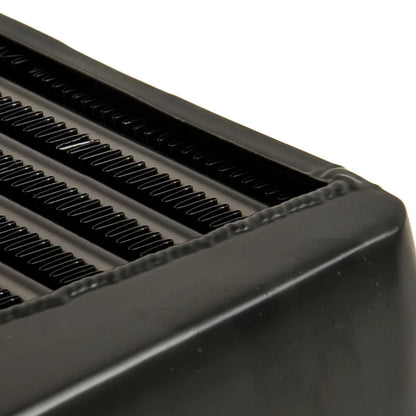 Front Intercooler Tube and Fin 600x300x76 3inch In/outlet Black For Universal