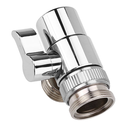 G1/2 Brass Bathroom Kitchen Basin Sink Faucet Splitter Diverter Valve To Hose Adapter M24 Outer Thread M22 Internal Thread
