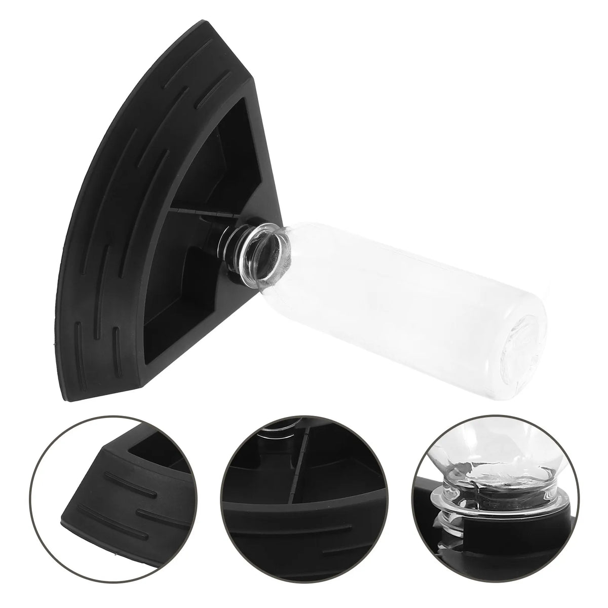 Automatic Reptile Water Bowl with Spillproof Design ABS Material Easy Clean for Tortoise Turtle Lizard Gecko in Tank Accessories