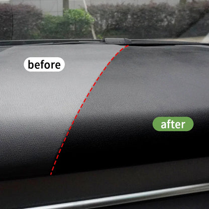 HGKJ S3 Car Plastic Restorer Liquid Leather Seat Restoration Coat Auto Interior Care Leather Renovator Conditioner Car Product