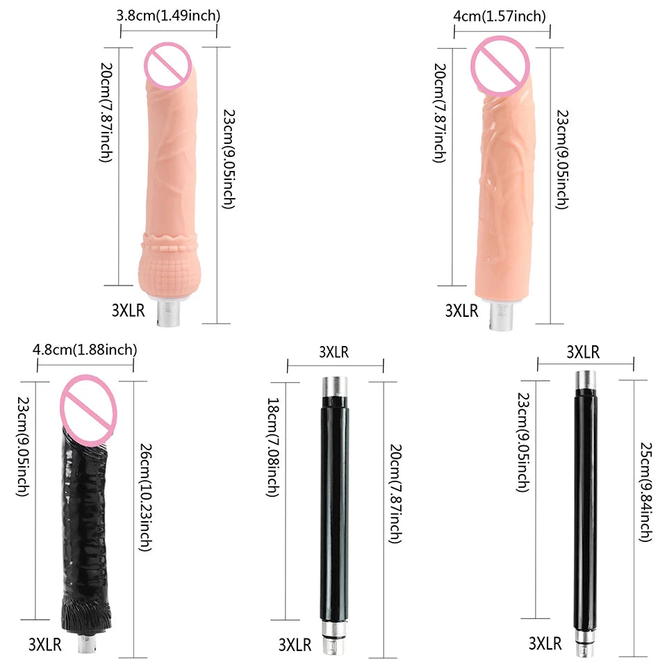 FREDORCH Upgraded Sex Machine for Women with Dildos Automatic Masturbation Machine Pump Gun Love Machine Couple Sex Toys