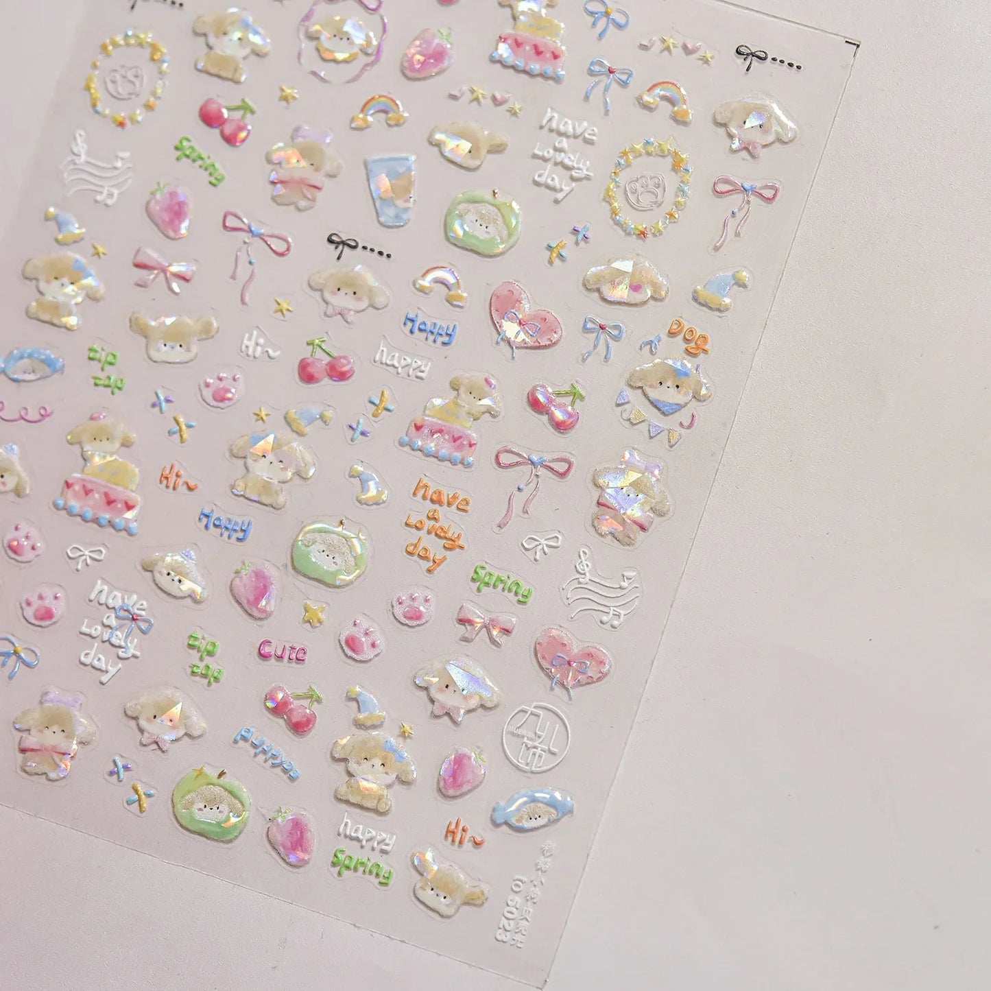 Ocean Shell Starfish Shell Conch Whale Dolphin Seahorse Coconut Tree Water Bubbles Self Adhesive Nail Art Sticker Manicure Decal