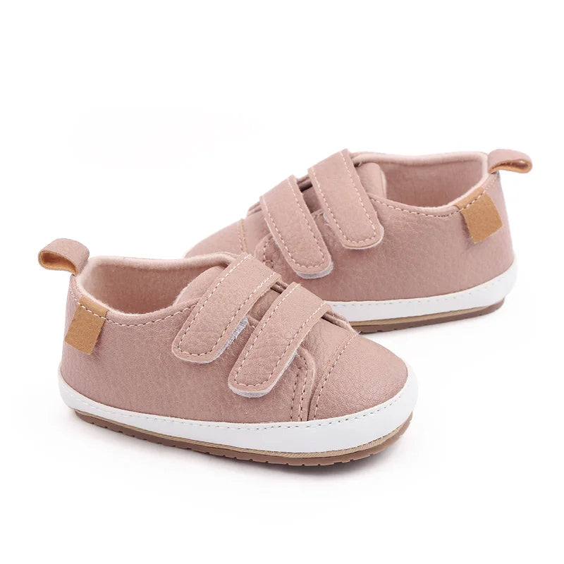Baby Casual Sneaker Spring and Autumn Soft PU and TPR Sole Anti-slip High Quality Hot Selling 2023 New Fashion for Toddler 0-12M