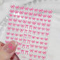 1pcs 5D White Lace Bowknot Nail Art Sticker Sweet Pearl  Bow Ribbon Self-Adhesive Nail Slider DIY Luxury Nail Decorations Decals