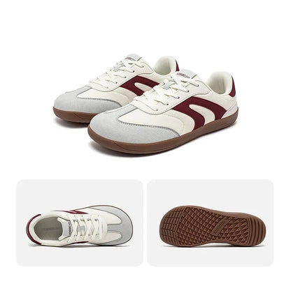 HOBIBEAR Unisex Barefoot Sneakers Women Men Wide Toe Minimalist Zero Drop Shoes Non Slip Lace Up Casual Sneaker
