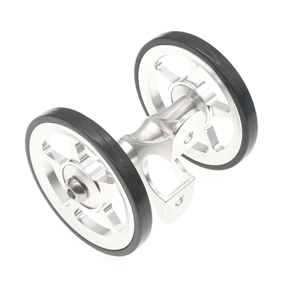 TWTOPSE Bike Easywheel Mudguard Fender Wheel For Brompton Folding Bicycle Mud Guard Wheel Double AL7075 CNC A C Line 77g 60mm
