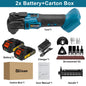 Gisam 20000OPM Cordless Quickrelease Oscillating Tool Multifunction Trimmer Power Tool Anti-Vibration for makita 18V battery Pin