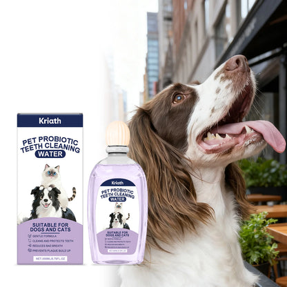 Pet Oral Care Agent Probiotics Pet Dental Water Reduce Plaque Tartar Remove Bad Breath Promote Gum Health Dog Cat Oral Cleaner