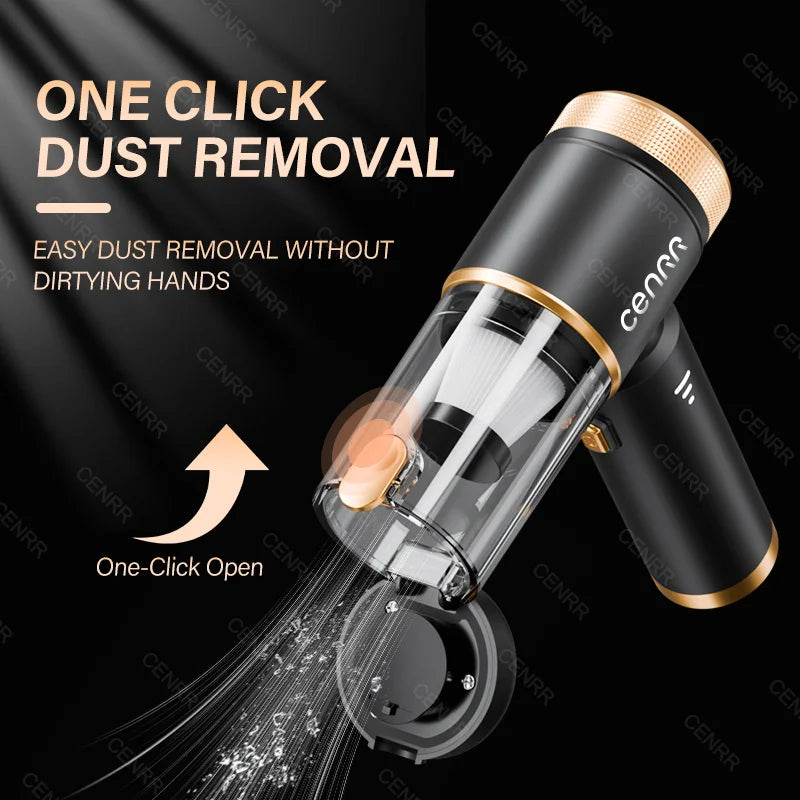 CENRR New Portable Car Vacuum Cleaner Mini 998000PA Cordless Powerful for Home Handheld Blower Car Cleaner Car Vacuum Cleaner