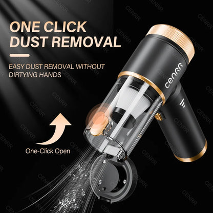 CENRR New Portable Car Vacuum Cleaner Mini 998000PA Cordless Powerful for Home Handheld Blower Car Cleaner Car Vacuum Cleaner