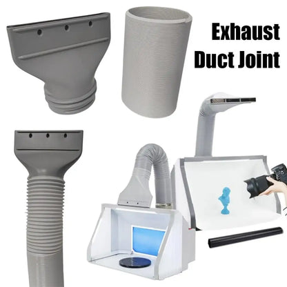 1/2PCS 1.5M Flat Mouth Joint Exhaust Duct Portable Mobile Air Conditioner Window Duct Pipe Connector Exhaust Systems Accessories