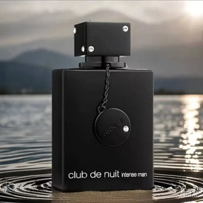Club De Nuit Intense Man 3.6oz Eau De Parfum Long Lasting Woody Spicy Fresh Unisex Cologne for Men and Women