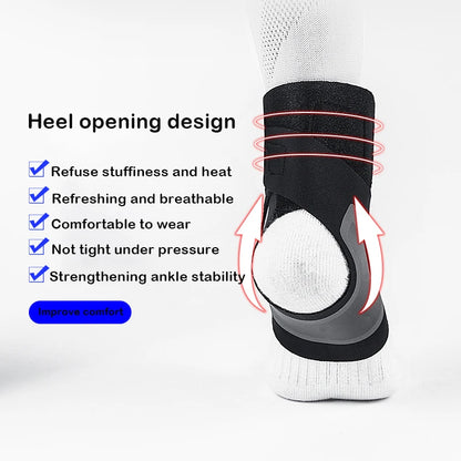 1 Pc Ankle Brace Support Compression Sleeve Elastic Foot Bandage Protective Wrap Sports Socks