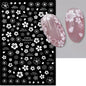 3d Nail Art Decals Spring Booming Violets Lavenders Purple Blue Pink Flowers Butterflys Stickers Decoration For Nail Tips Beauty