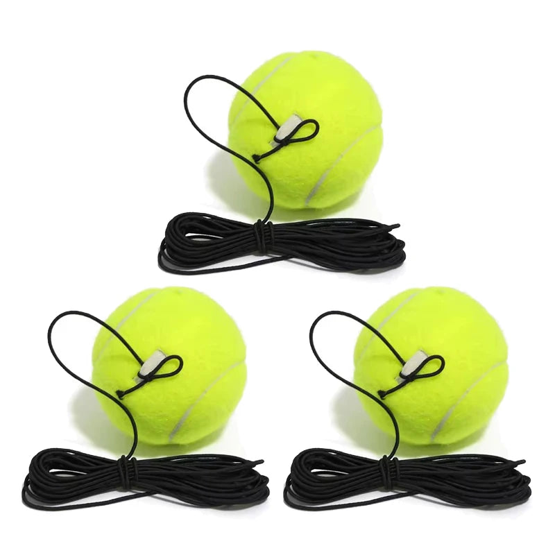 Heavy Duty Tennis Training Aids Base With Elastic Rope Ball Practice Self-Duty Rebound Tennis Trainer Partner Sparring Device