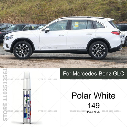For Mercedes-Benz GLC Car Paint Repair Pen Touch Up Scratch Remover DIY Auto Accessories Gray 7992 White 149 Blue 896 Red 3996