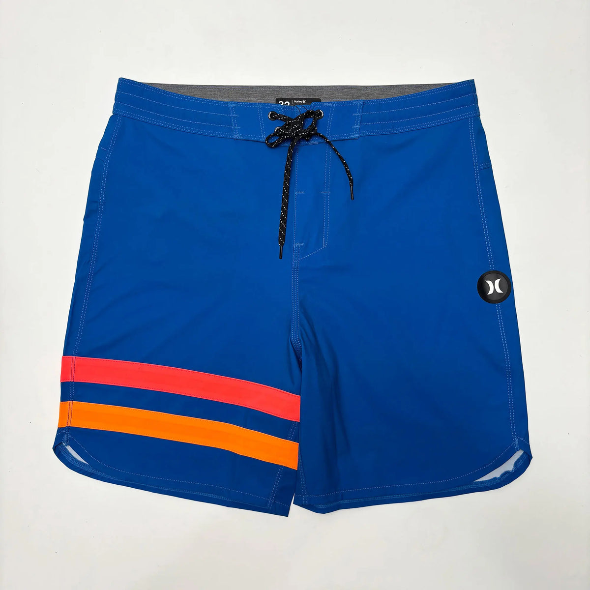 Classic Hur Men's Two-line Shorts Surf Swim Sport Waterproof Beach Boardshorts High Stretch Quick-dry Man Swim Trunks