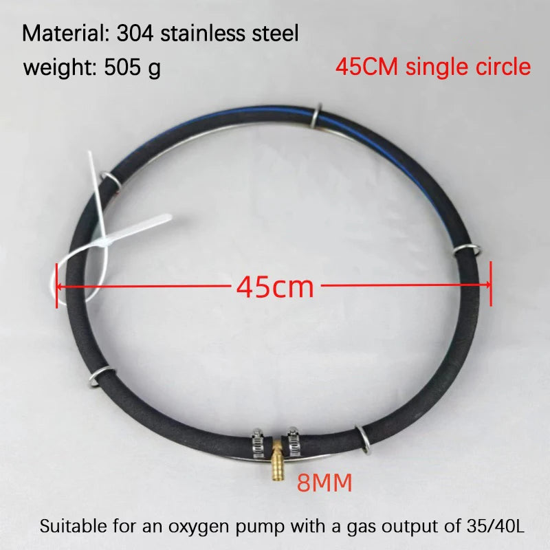 1Pc Stainless Steel Koi Fish Pond Oxygenation Aquarium Supplies Nano Aeration Disc Fish Pond Seafood Pond Oxygen Plate