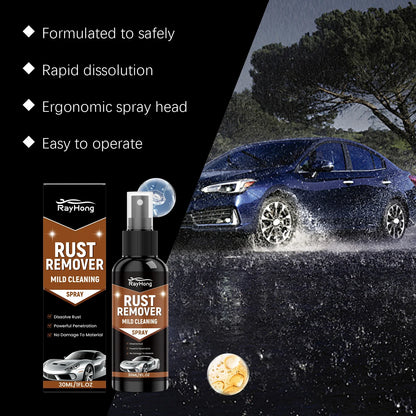 Lubricant Rust Remover Spray Rust Converter Anti Rust Iron Remover Rim Cleaner Dissolve Rust-Protect Wheel Rim Auto Supplies