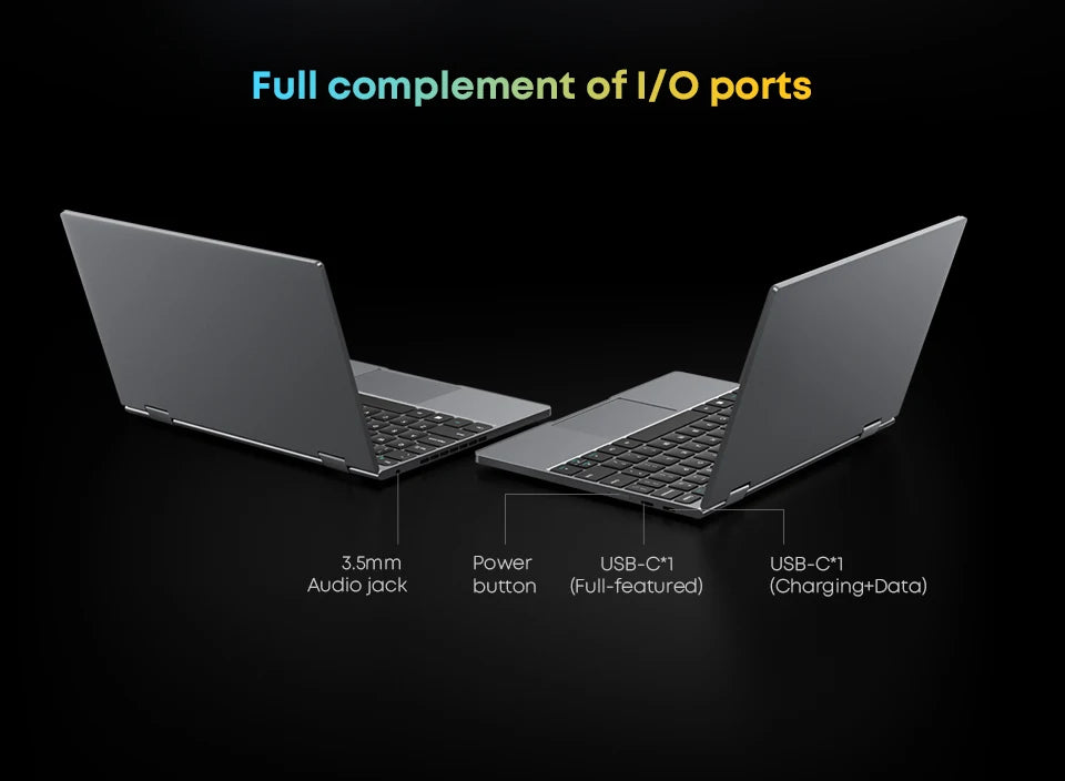 CHUWI MiniBook X Laptop Tablet PC 2 In 1 16GB 512G SSD Intel U300/N150 10.51 Inch FHD IPS Screen 1920*1200 Windows 11 Notebook