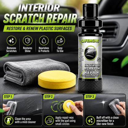 150g 2-in-1 Plastic & Rubber Restorer Paste, Multi-Purpose Car Interior Exterior Care Cream, Scratch Remover Anti-Aging Fade Pre